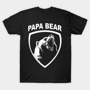 Papa Bear Fathers Day Gifts T-Shirt